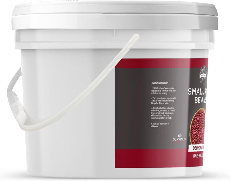 Birch & Meadow Dehydrated Small Red Beans - 1 Gallon - Image 2